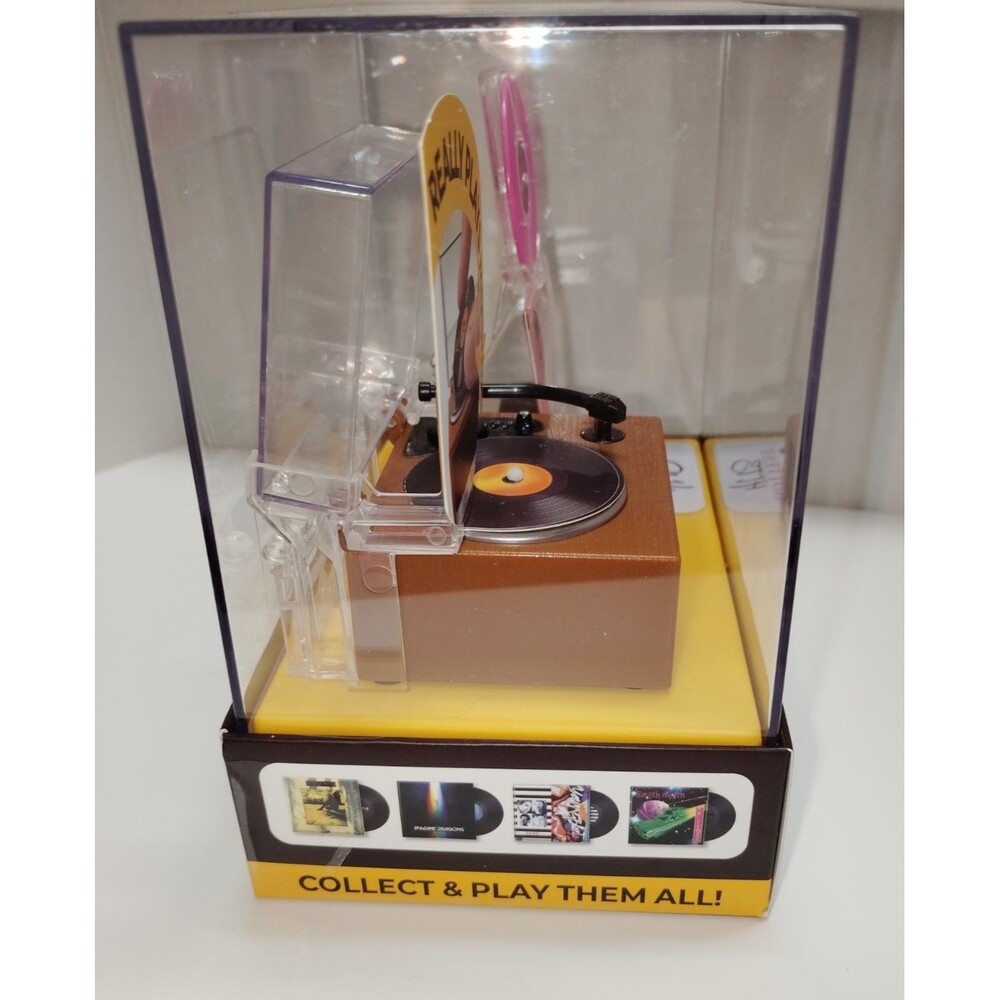 ZURU Mini Brands Vinyl Mini Record Player & Turntable Set, Brown-Bruno Mars - Picture 4 of 4